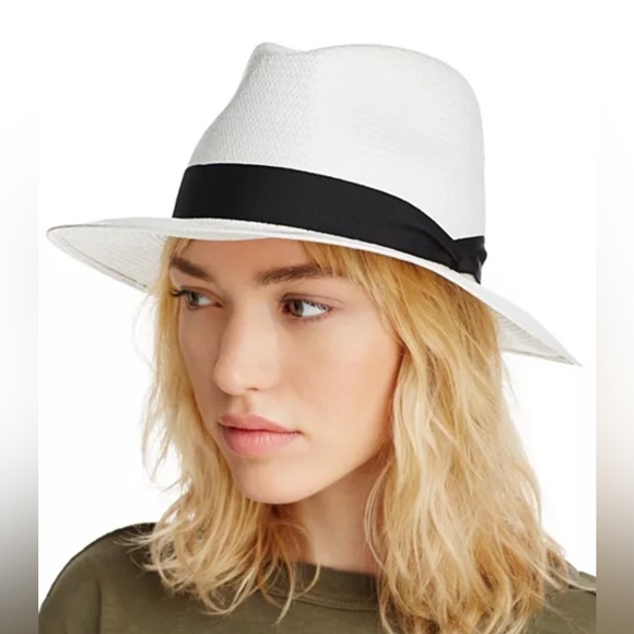 Rag & Bone Panama Hat in White size S/M main image 6
